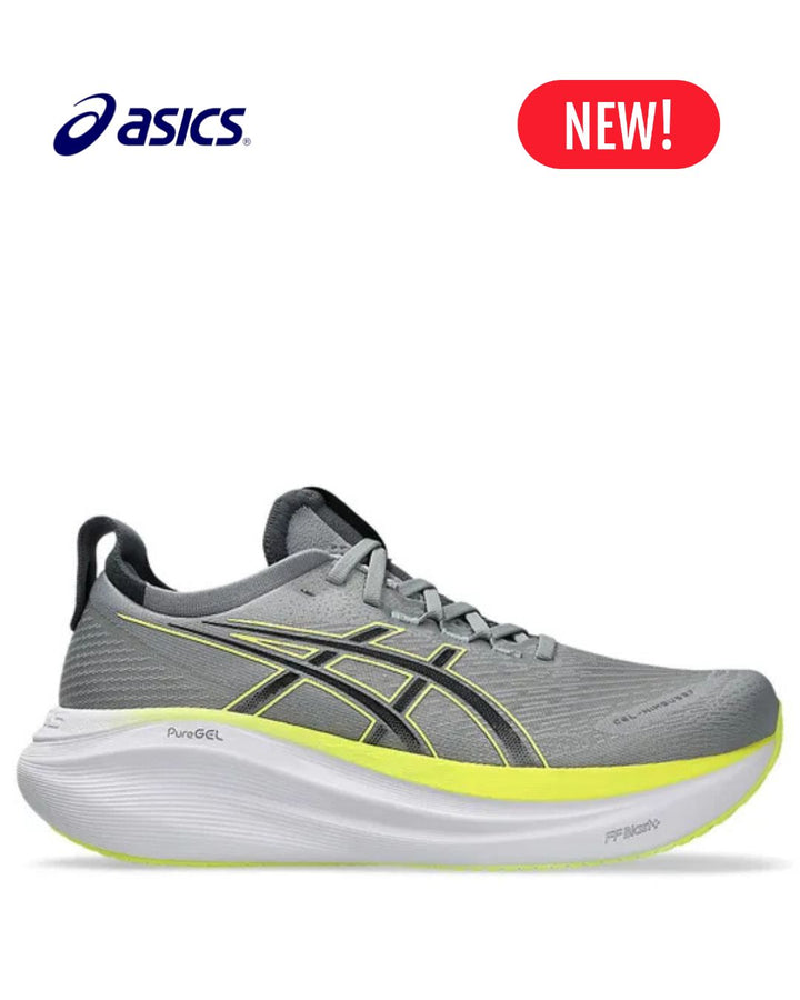 ASICS Gel Nimbus 27 Men Running Shoes - Gravel/Carrier Grey