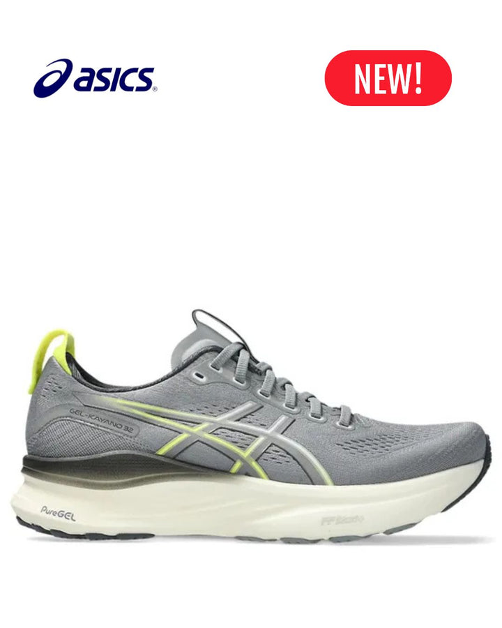 ASICS Gel Kayano 32 Men Running Shoes - Gravel/Citron