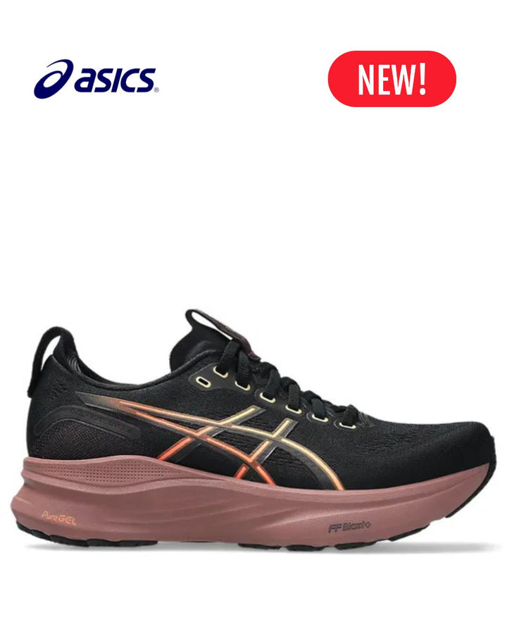 ASICS Gel Kayano 32 Women Running Shoes - Black/Dark Currant