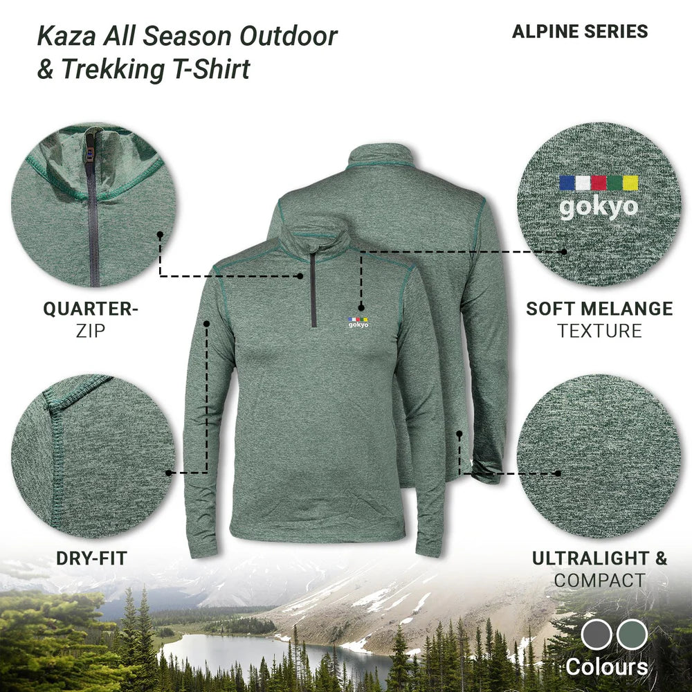 Gokyo Kaza All Season Outdoor & Trekking Jersey on triQUIP Sports