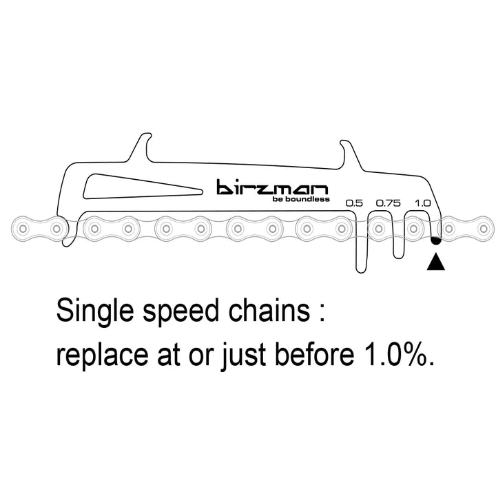 Birzman Chain Wear Indicator on triQUIP Sports