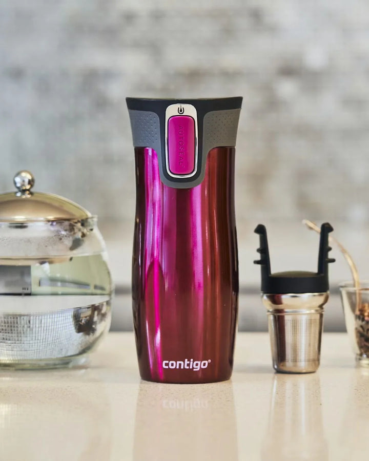 CONTIGO AUTOSEAL™ West Loop Travel Mug, 470ml - Raspberry on triQUIP Sports