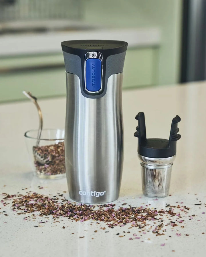CONTIGO AUTOSEAL™ West Loop Travel Mug, 470ml - Stainless Steel on triQUIP Sports