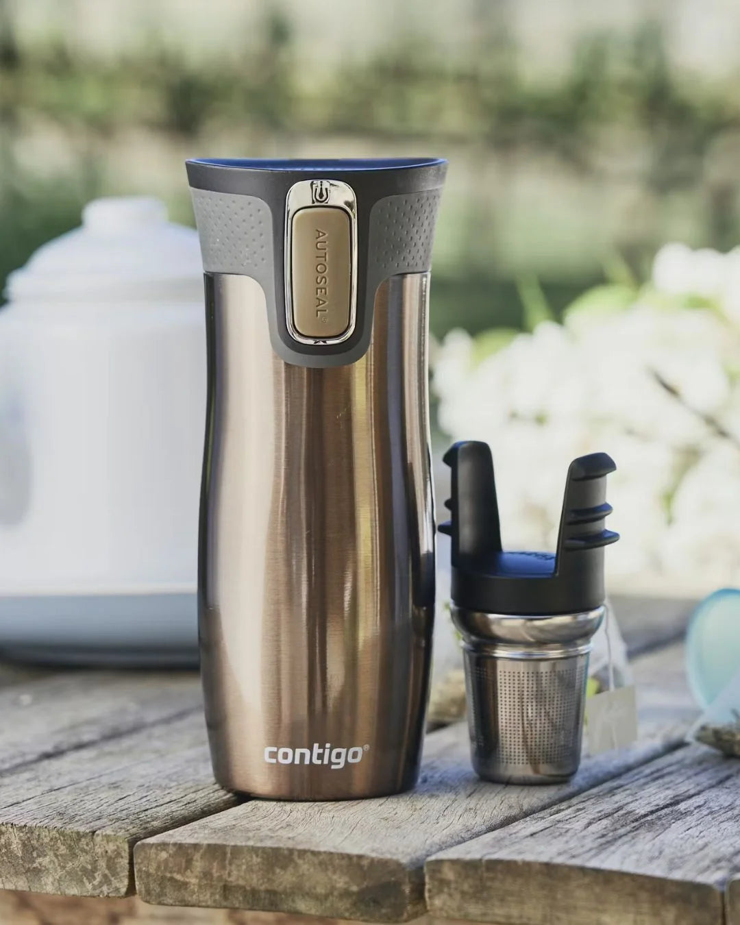 CONTIGO AUTOSEAL™ West Loop Travel Mug, 470ml - Latte on triQUIP Sports