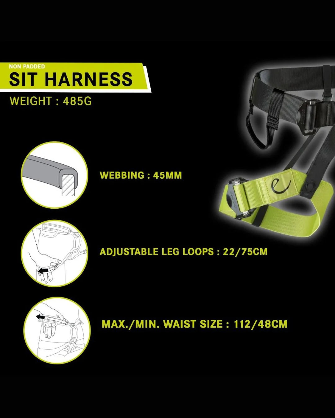 EDELRID Joker II Harness on triQUIP Sports