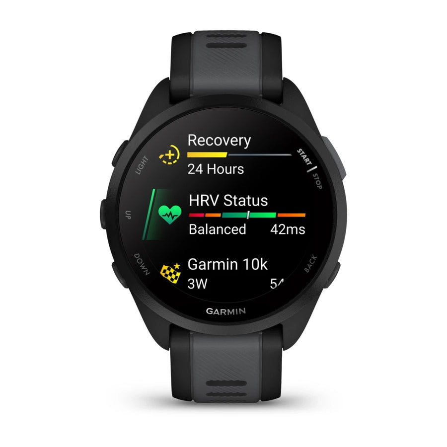 Garmin Forerunner 165 Black on triQUIP Sports