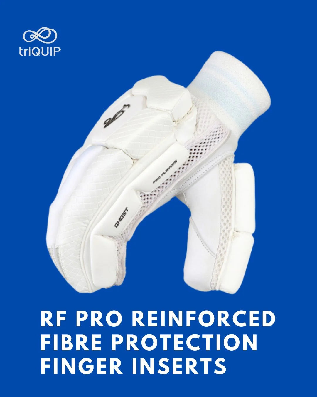 KOOKABURRA Ghost Pro Players Batting Gloves - Right Hand on triQUIP Sports