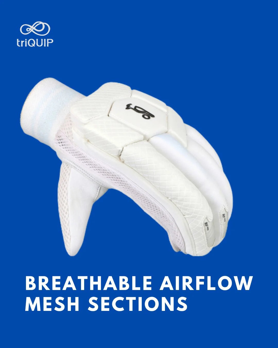 KOOKABURRA Ghost Pro Players Batting Gloves - Right Hand on triQUIP Sports