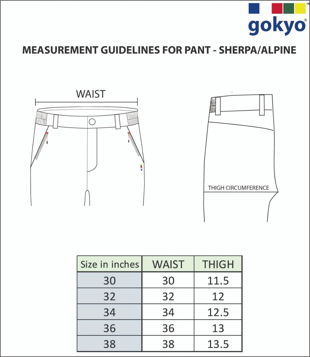 Gokyo Trekking Pants on Triquip Sports