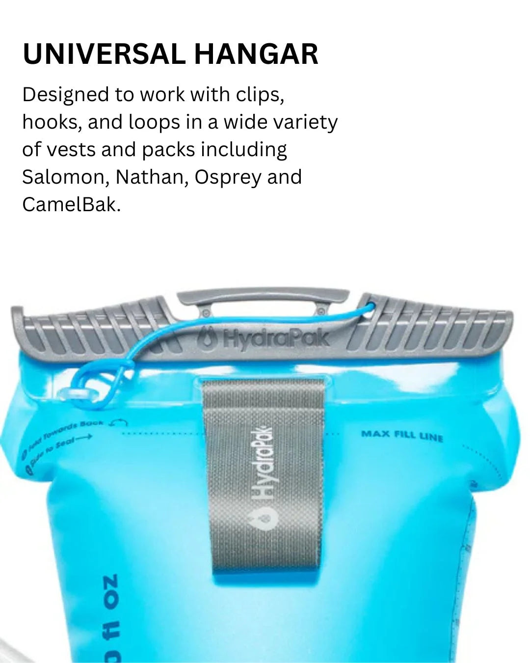 HYDRAPAK Velocity Hydration Bladder For Outdoors on triQUIP Sports