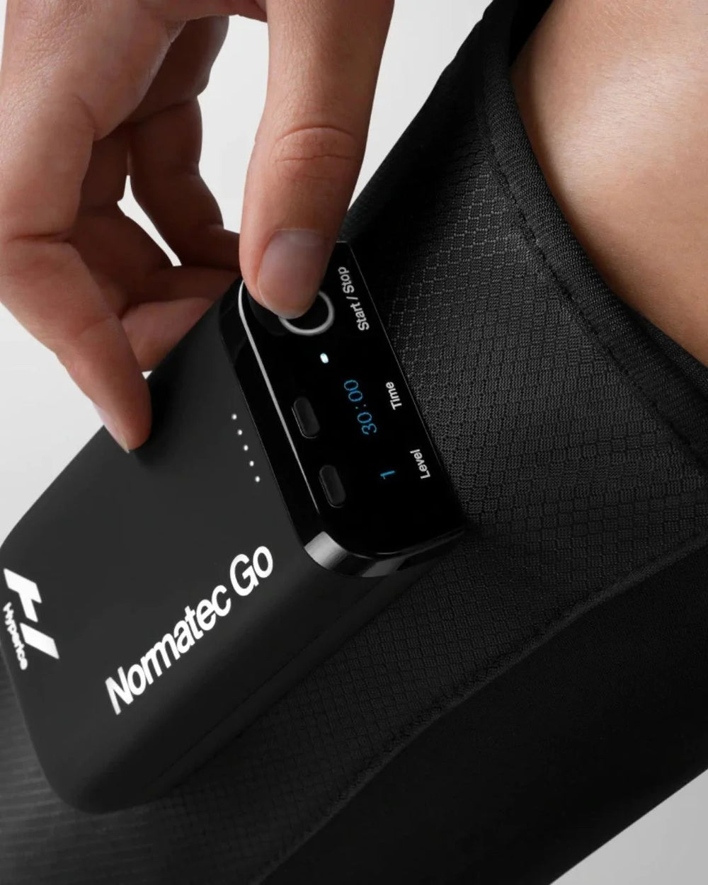 HYPERICE Normatec Go Air Compression Massage Device on triQUIP Sports