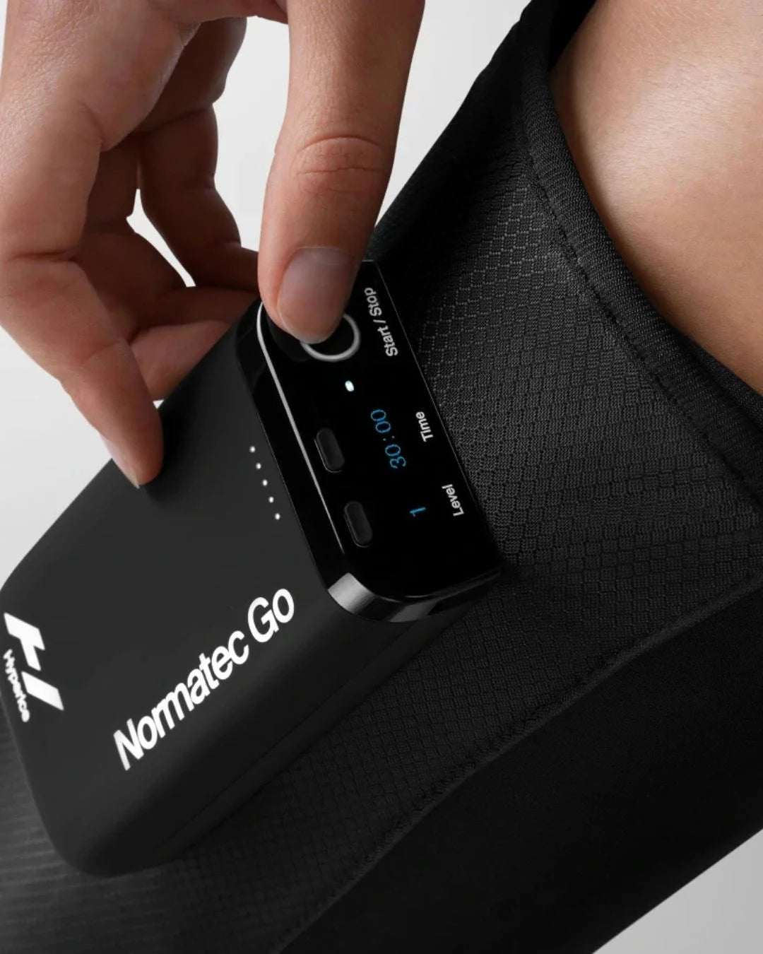 HYPERICE Normatec Go Air Compression Massage Device on triQUIP Sports