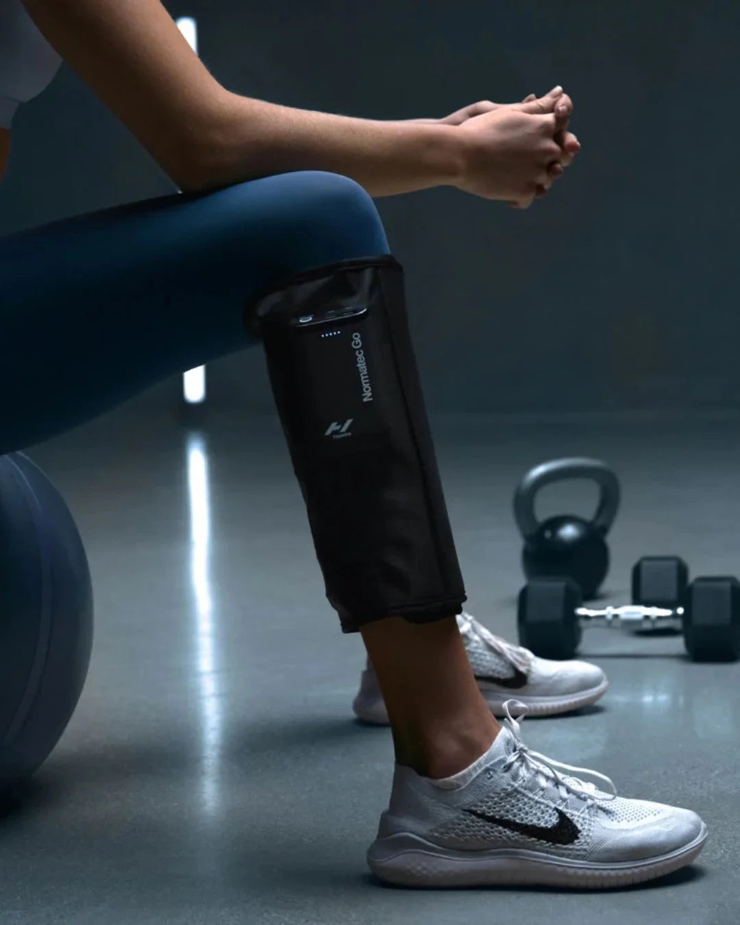 HYPERICE Normatec Go Air Compression Massage Device on triQUIP Sports