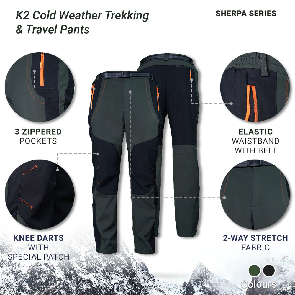 Gokyo K2 Cold Weather Trekking & Travel Pants on triQUIP Sports