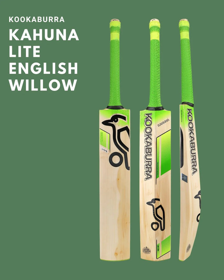 KOOKABURRA Kahuna Lite English Willow Cricket Bat on triQUIP Sports