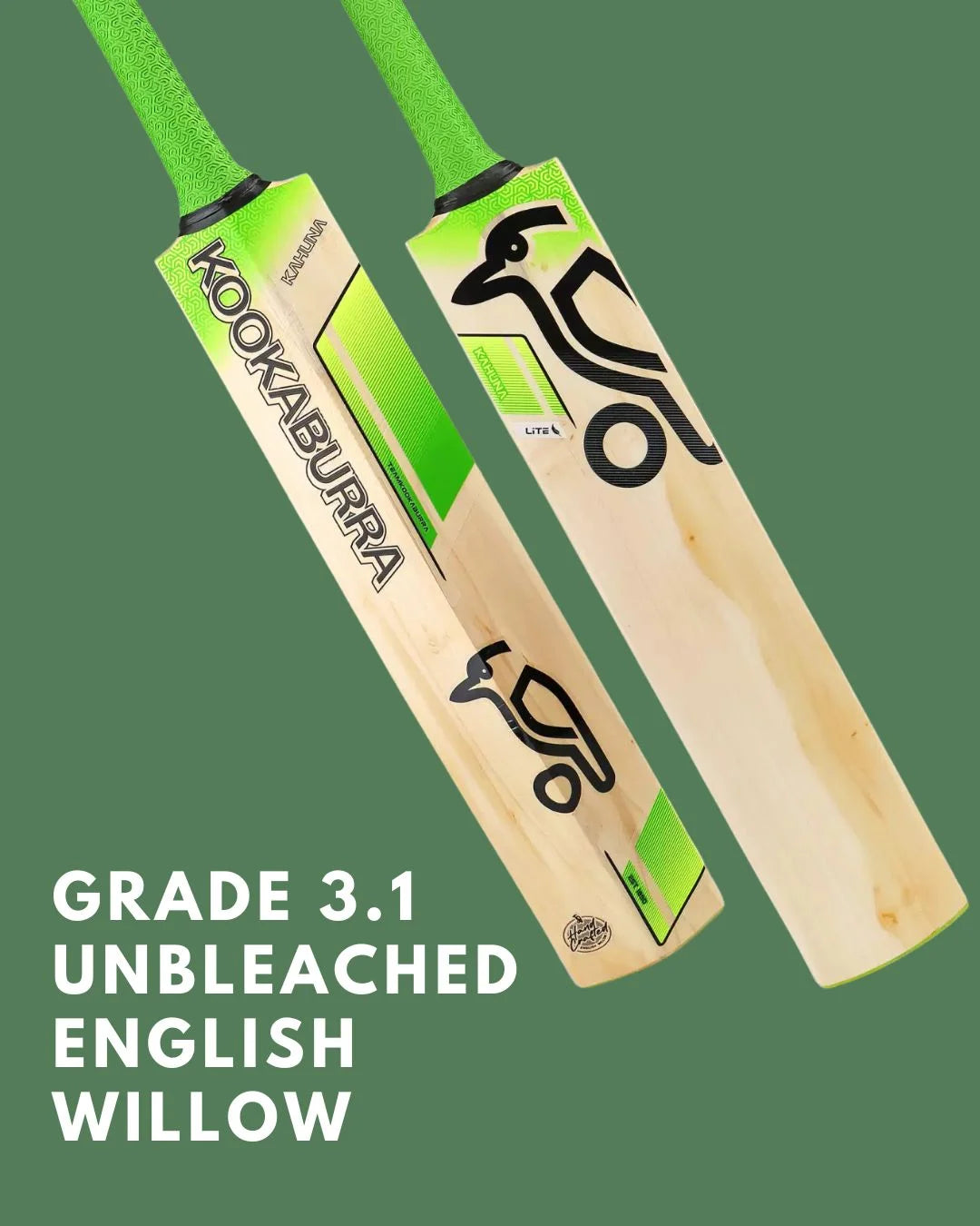 KOOKABURRA Kahuna Lite English Willow Cricket Bat on triQUIP Sports
