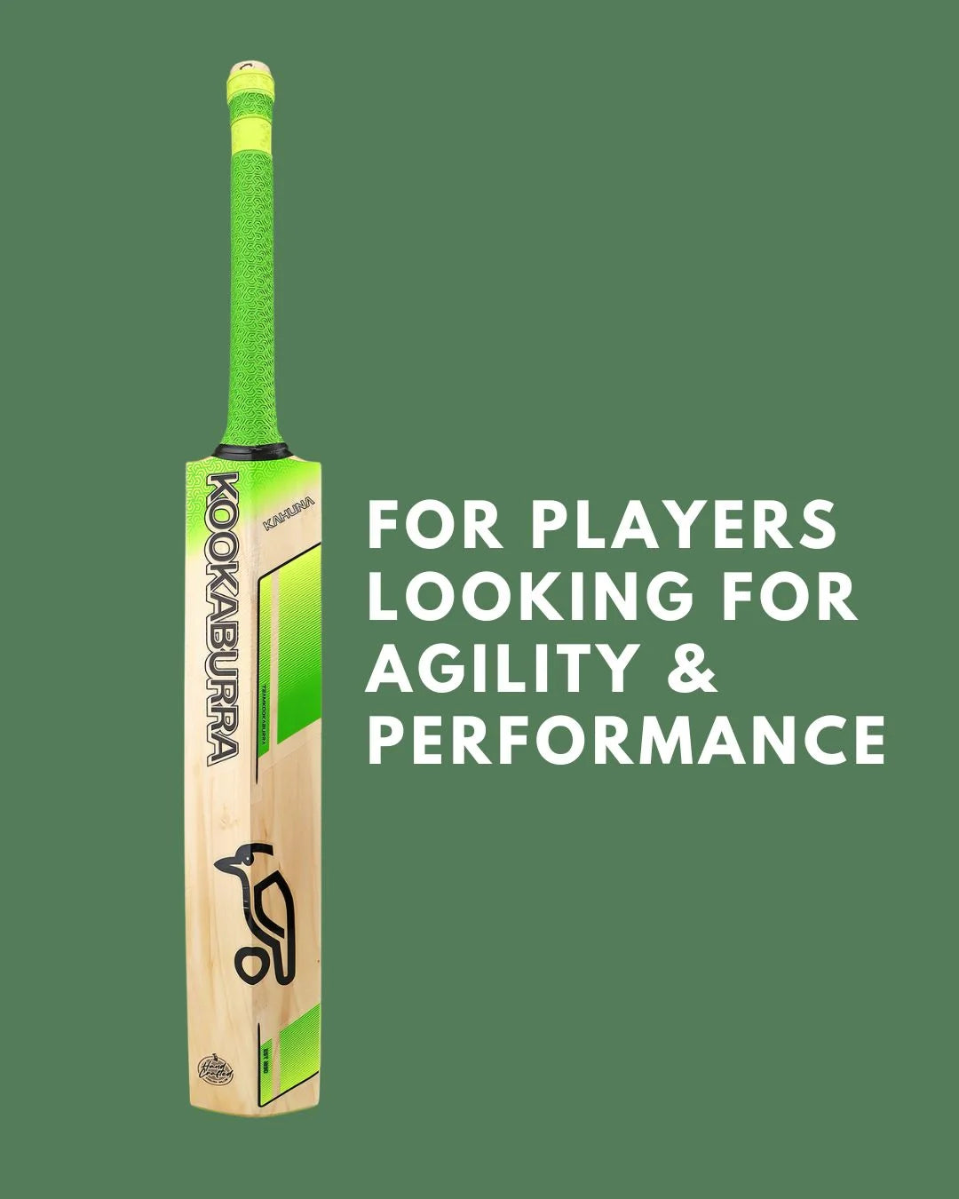 KOOKABURRA Kahuna Lite English Willow Cricket Bat on triQUIP Sports