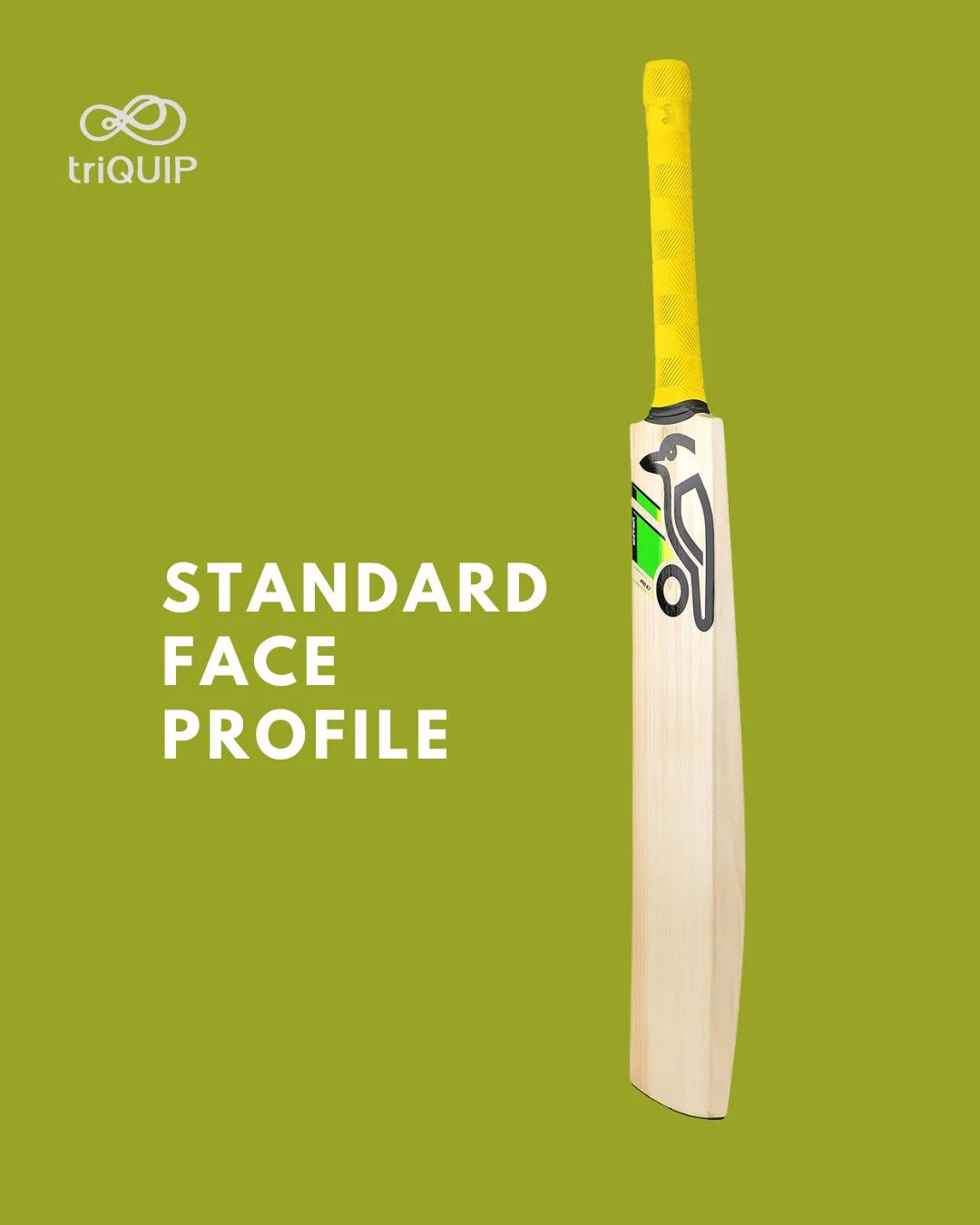 KOOKABURRA Kahuna Pro 8.1 Junior Kashmir Willow Cricket Bat on triQUIP Sports