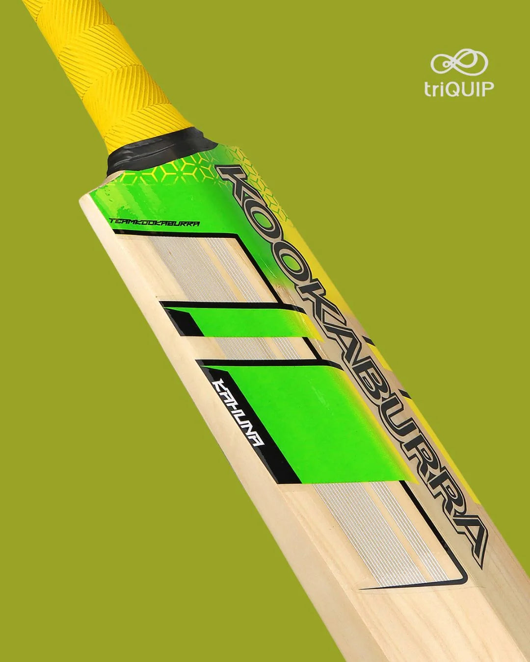 KOOKABURRA Kahuna Pro 8.1 Junior Kashmir Willow Cricket Bat on triQUIP Sports