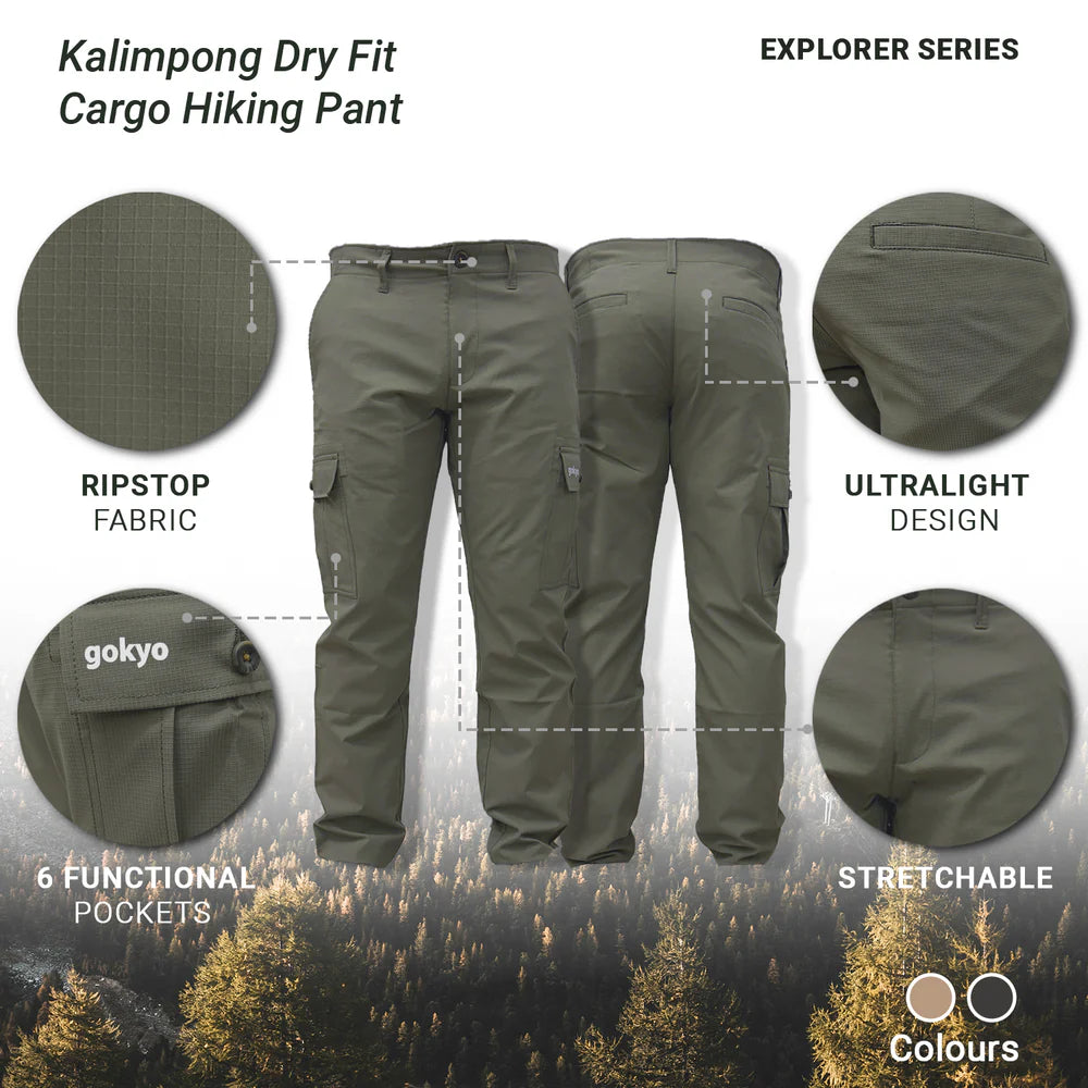 Gokyo Kalimpong Cargo Hiking Pants on triQUIP Sports