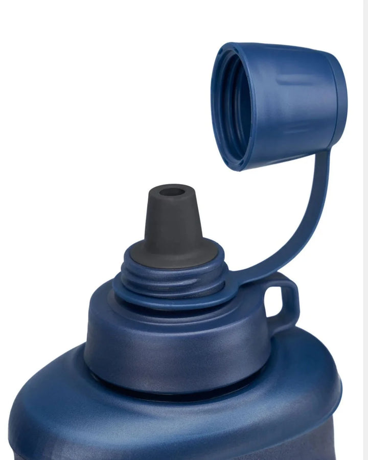 LIFESTRAW Peak Series Collapsible Squeeze 650ml Bottle With Filter on triQUIP Sports