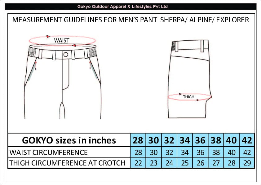 GOKYO Kaza Trekking Pants - ALPINE Series