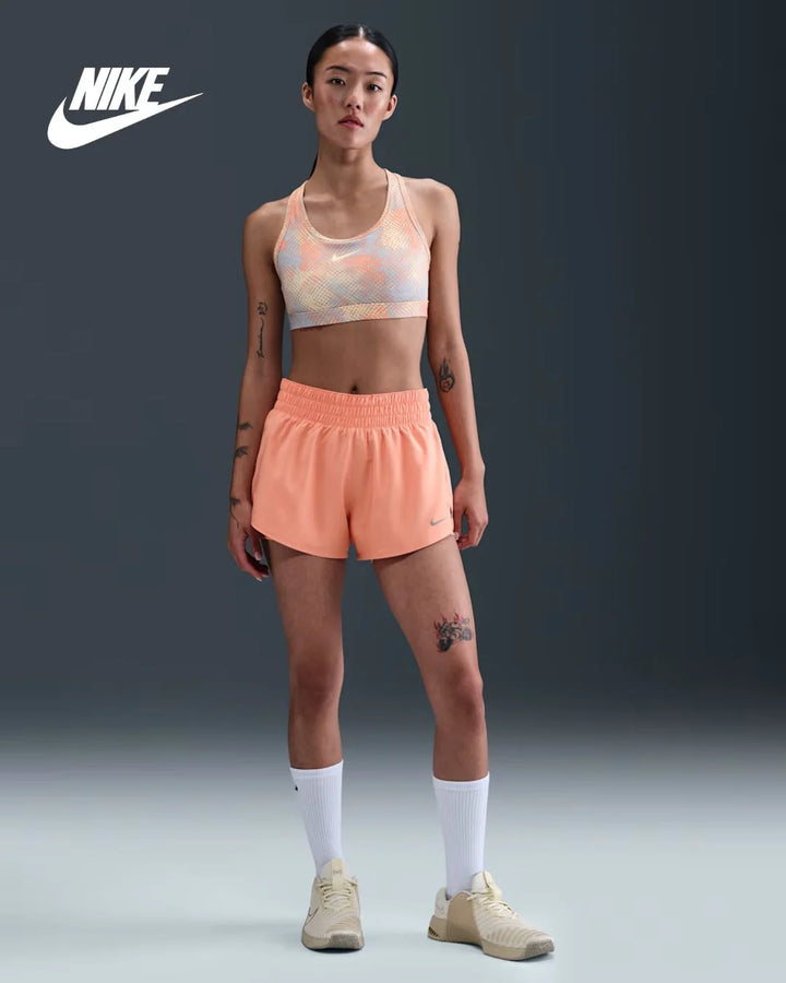 NIKE Dri-FIT One Women's Mid-rise 8cm (approx.) 2-in-1 Shorts on triQUIP Sports