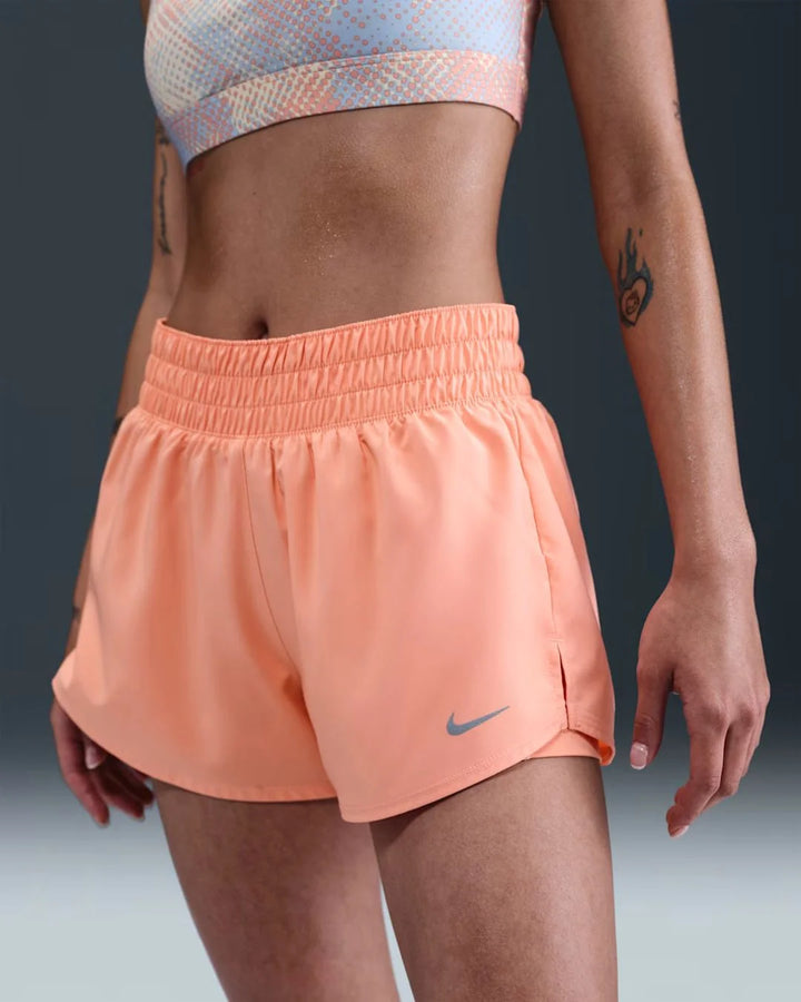 NIKE Dri-FIT One Women's Mid-rise 8cm (approx.) 2-in-1 Shorts on triQUIP Sports