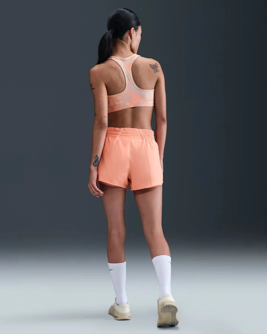 NIKE Dri-FIT One Women's Mid-rise 8cm (approx.) 2-in-1 Shorts on triQUIP Sports