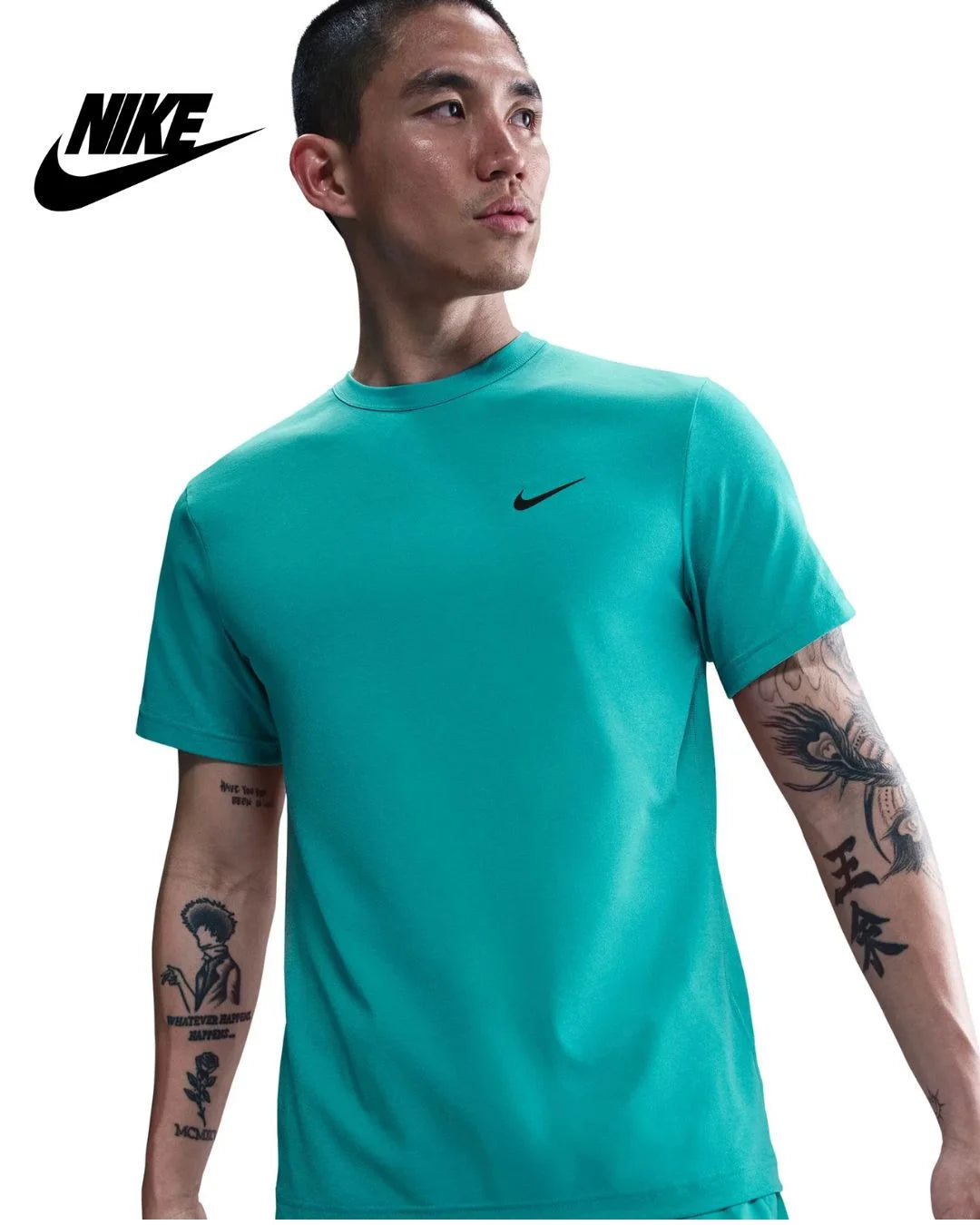 NIKE Dri-FIT UV Hyverse Men's Short-Sleeve Fitness Jersey on triQUIP Sports