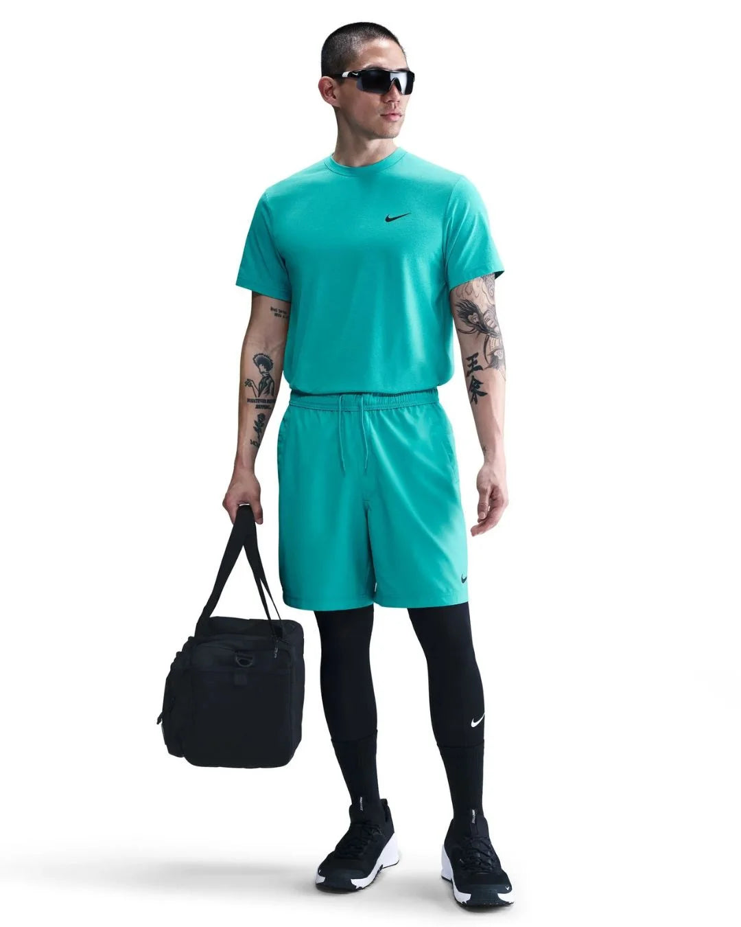 NIKE Dri-FIT UV Hyverse Men's Short-Sleeve Fitness Jersey on triQUIP Sports