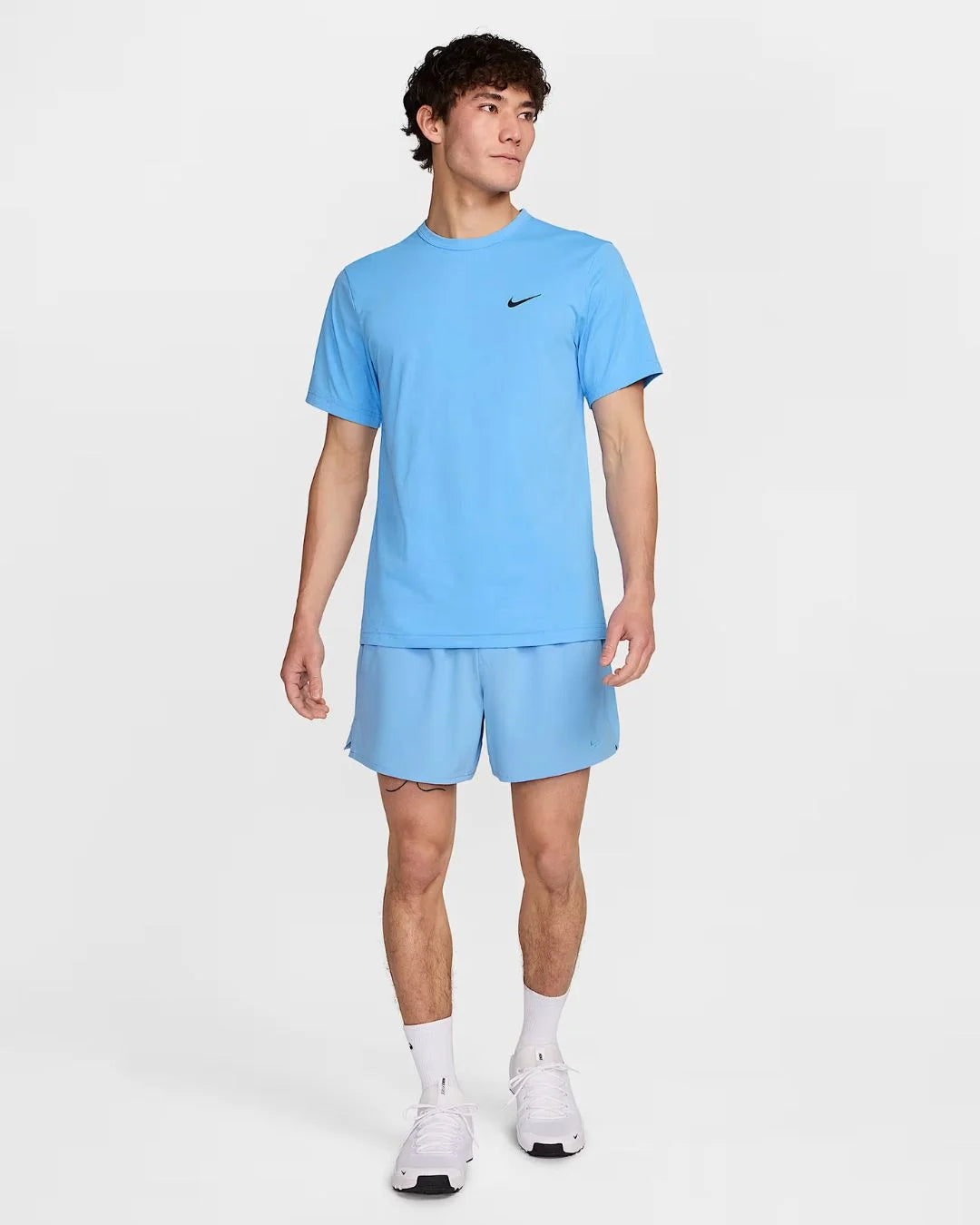 NIKE Dri-FIT UV Hyverse Men's Short-Sleeve Fitness Jersey on triQUIP Sports