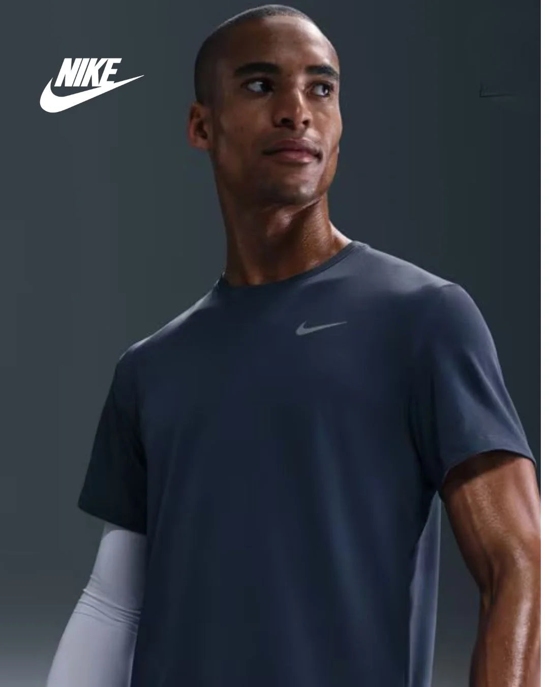 NIKE Dri-FIT UV Miler Men's Short-Sleeve Running Top on triQUIP Sports