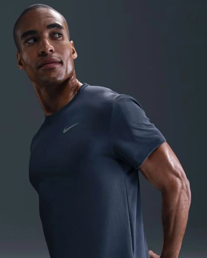 NIKE Dri-FIT UV Miler Men's Short-Sleeve Running Top on triQUIP Sports