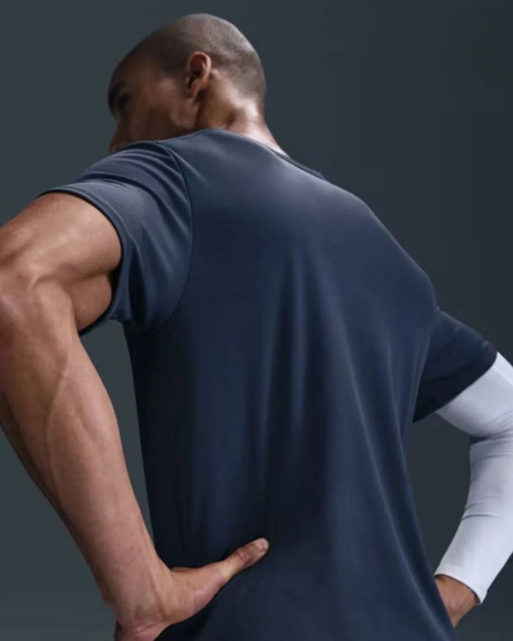 NIKE Dri-FIT UV Miler Men's Short-Sleeve Running Top on triQUIP Sports