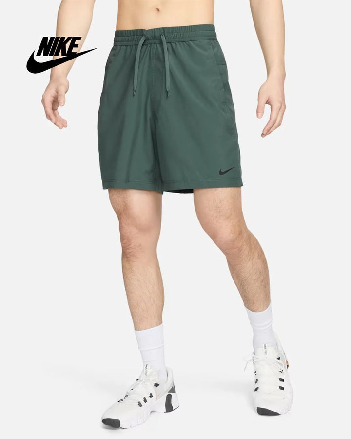 NIKE Dri-Fit Form Men's 7in Unlined Versatile Shorts - Vintage Green/Black