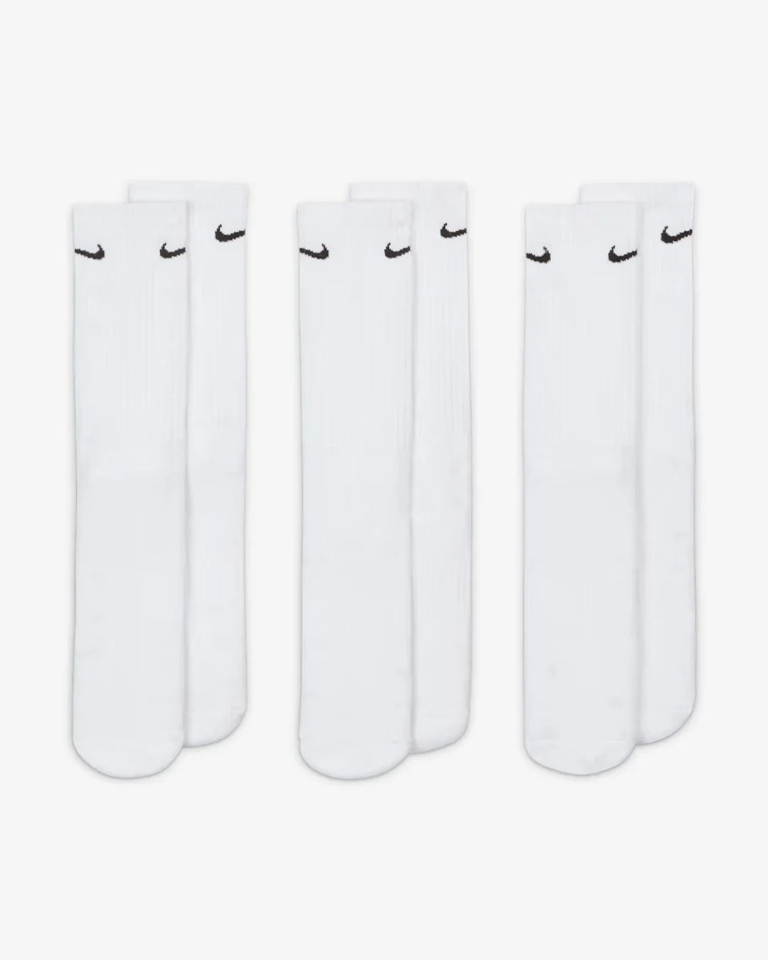 NIKE Everyday Cushioned Training Crew Socks (3 Pairs) on triQUIP Sports