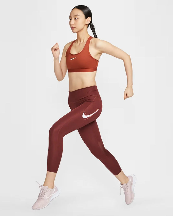 NIKE Fast Women's Mid-Rise 7/8 Leggings on triQUIP Sports