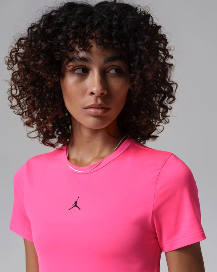 NIKE Jordon Sport Essentials Women Dri-FIT Short Sleeve Top on triQUIP Sports