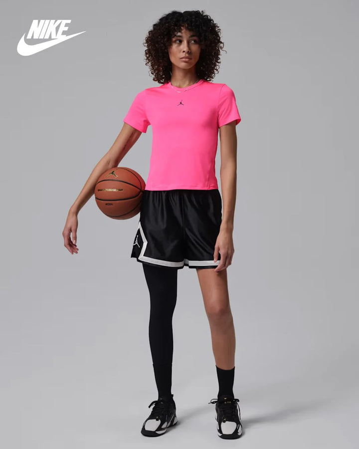 NIKE Jordon Sport Essentials Women Dri-FIT Short Sleeve Top on triQUIP Sports