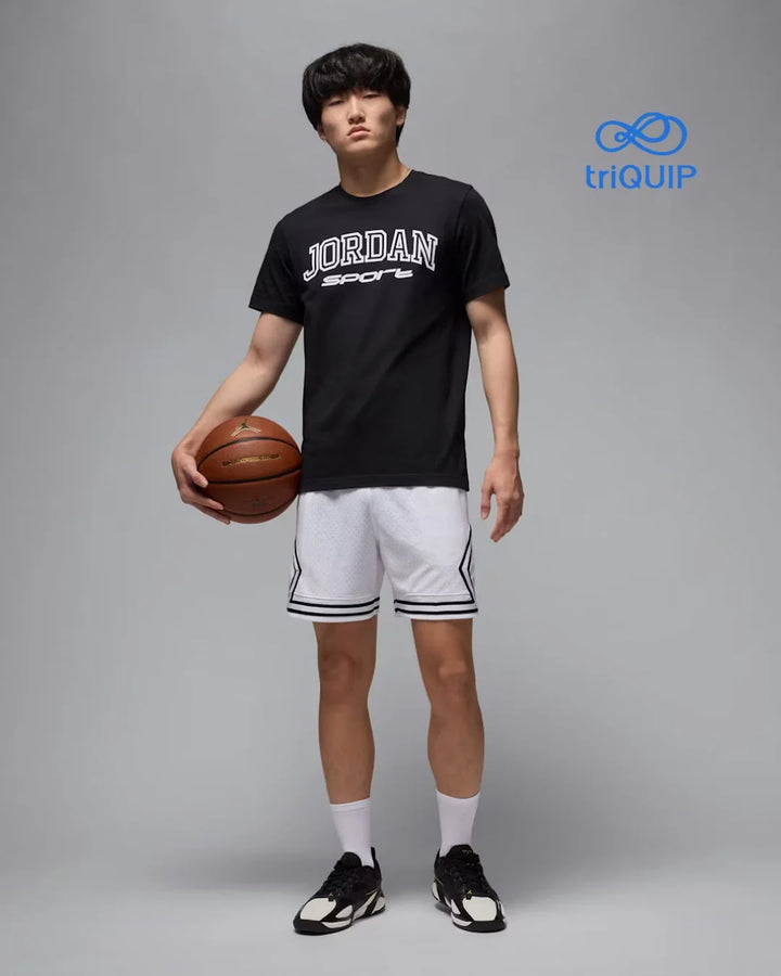 NIKE Jordon Sport Men's Dri-FIT Mesh Diamond Shorts on triQUIP Sports