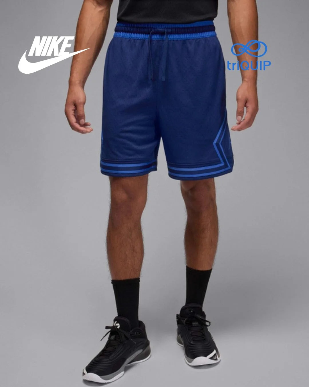 NIKE Jordon Sport Men's Dri-FIT Mesh Diamond Shorts on triQUIP Sports