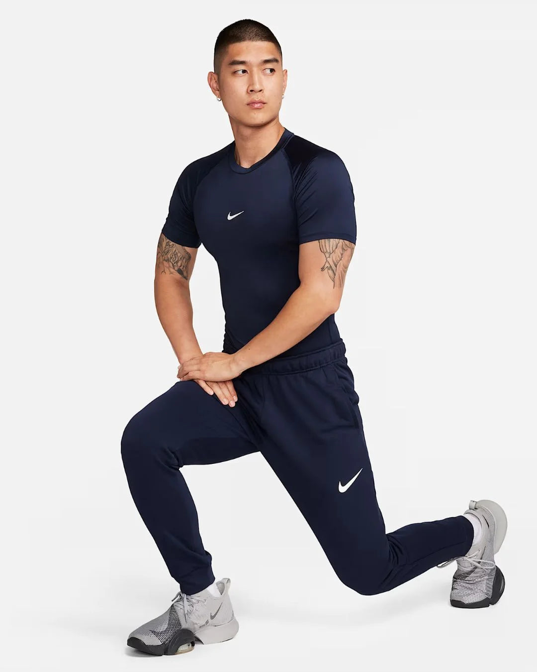 NIKE Pro Men's Dri-Fit Tight Short Sleeve Fitness Top on triQUIP Sports