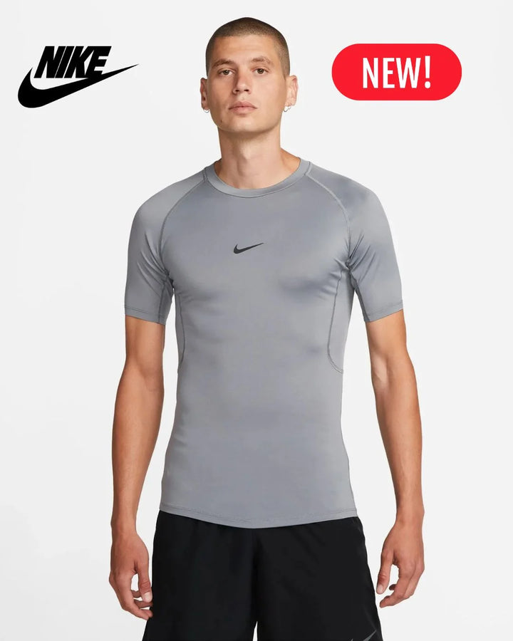 NIKE Pro Men's Dri-Fit Tight Short Sleeve Fitness Top on triQUIP Sports