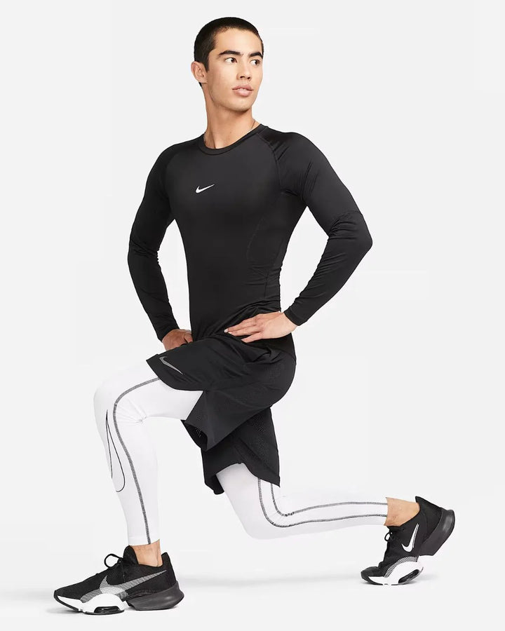 NIKE Pro Men's Dri-Fit Tight Long Sleeve Fitness Top on triQUIP Sports