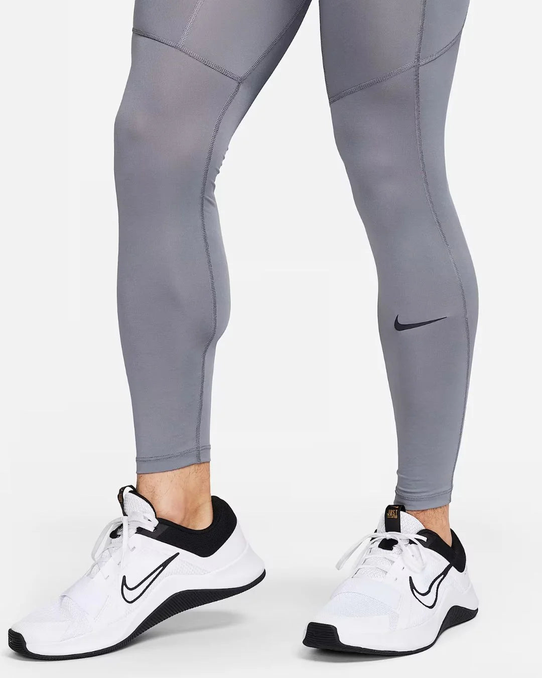NIKE Pro Men's Dri-Fit Fitness Tights -  Smoke Grey/Black on triQUIP Sports