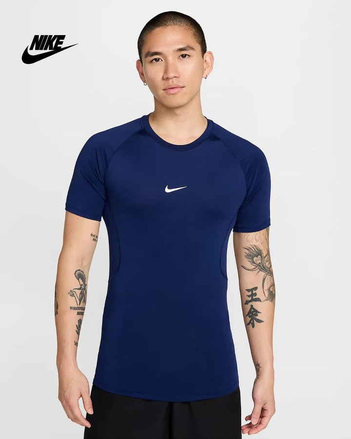 NIKE Pro Men's Dri-Fit Tight Short Sleeve Fitness Top  on triQUIP Sports