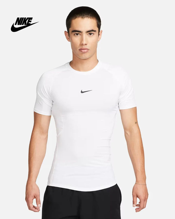 NIKE Pro Men's Dri-Fit Tight Short Sleeve Fitness Top on triQUIP Sports