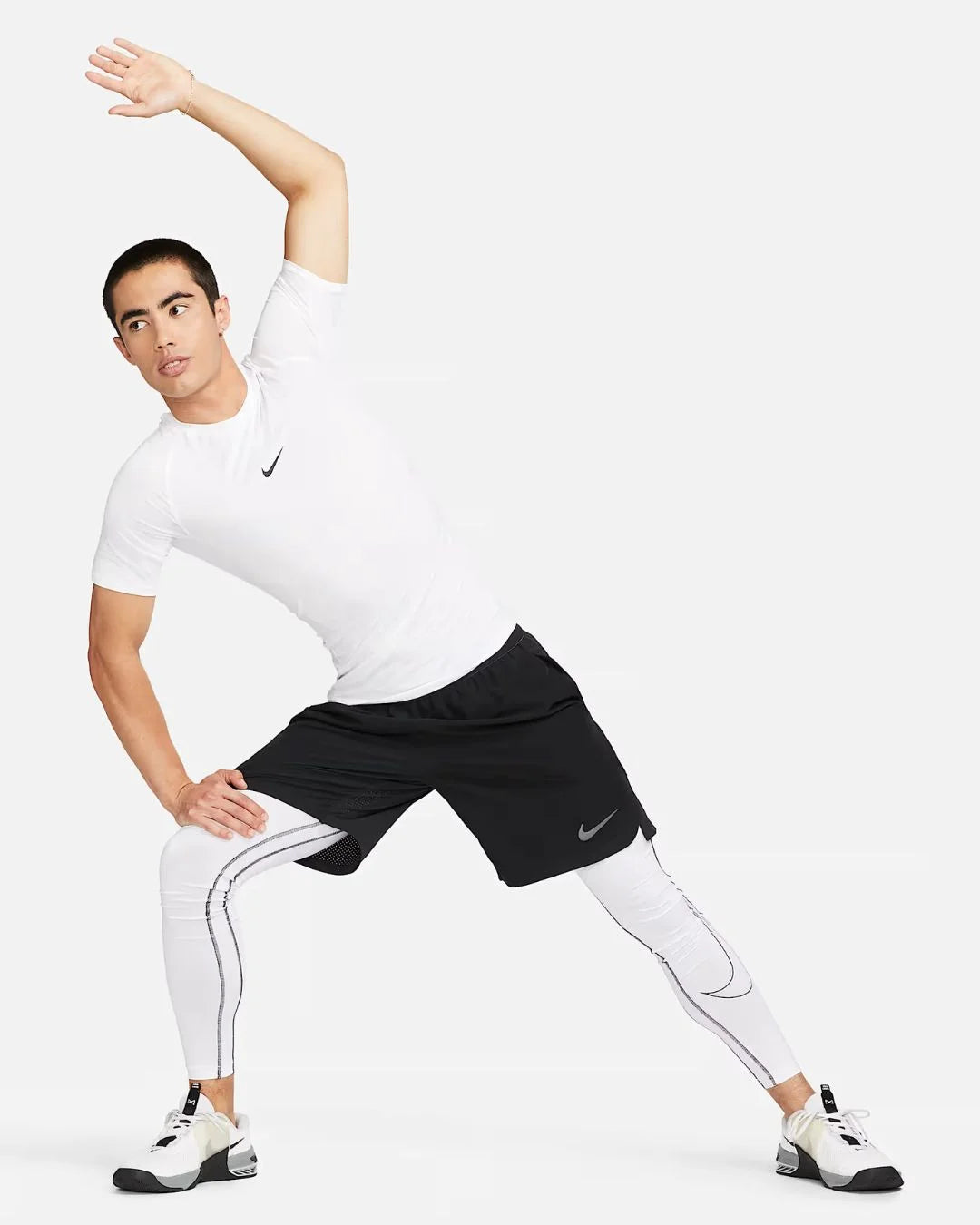 NIKE Pro Men's Dri-Fit Tight Short Sleeve Fitness Top on triQUIP Sports