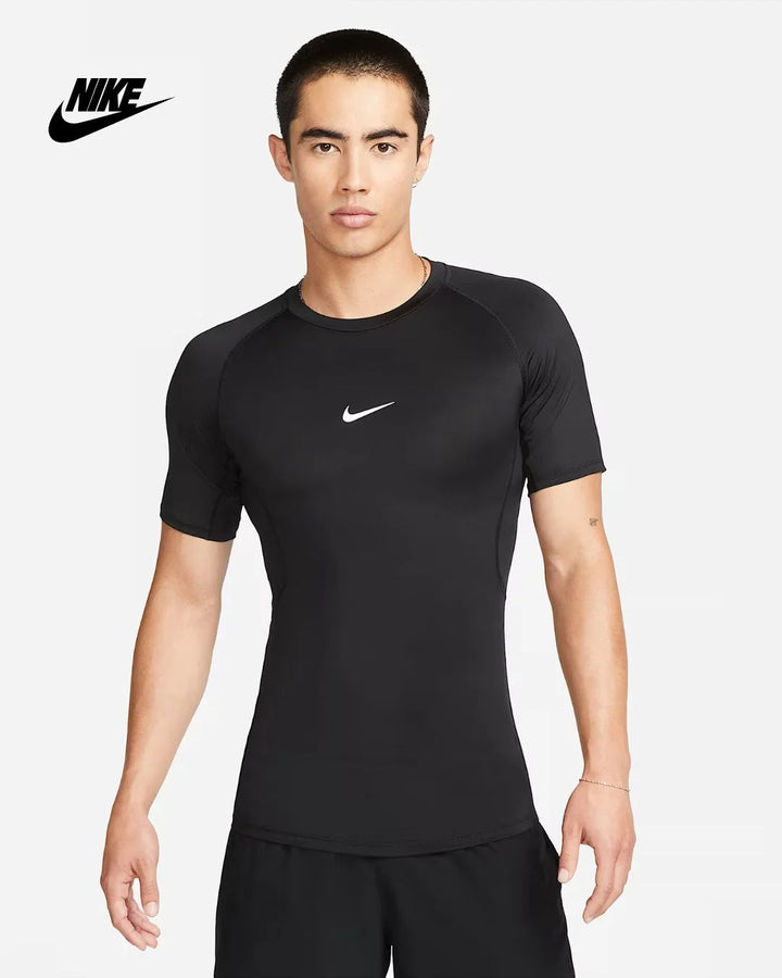 NIKE Pro Men's Dri-Fit Tight Short Sleeve Fitness Top on triQUIP Sports